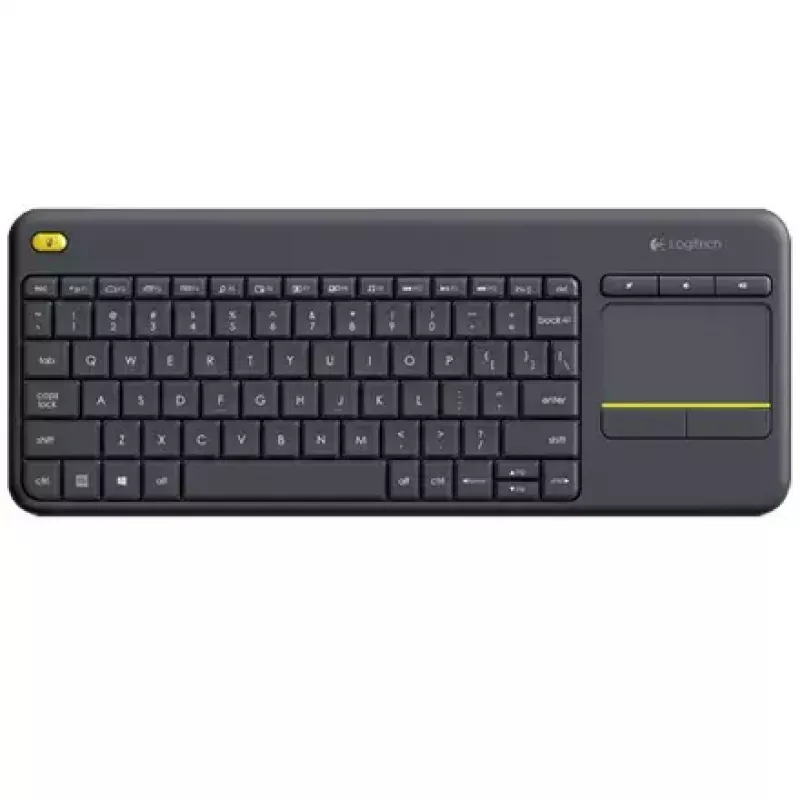 LOGITECH Wireless Touch Keyboard K400 Plus - Black - Qwerty Dutch
