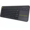 LOGITECH Wireless Touch Keyboard K400 Plus - Black - Qwerty Dutch