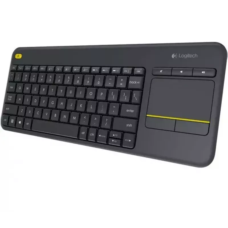 LOGITECH Wireless Touch Keyboard K400 Plus - Black - Qwerty Dutch