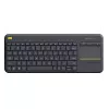 LOGITECH Wireless Touch Keyboard K400 Plus - Black - Qwerty Dutch