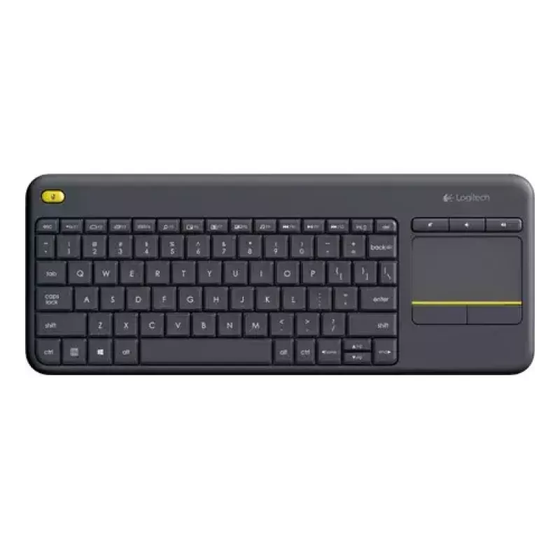 LOGITECH Wireless Touch Keyboard K400 Plus - Black - Qwerty Dutch
