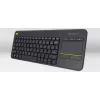 LOGITECH Wireless Touch Keyboard K400 Plus - Black - Qwerty Dutch