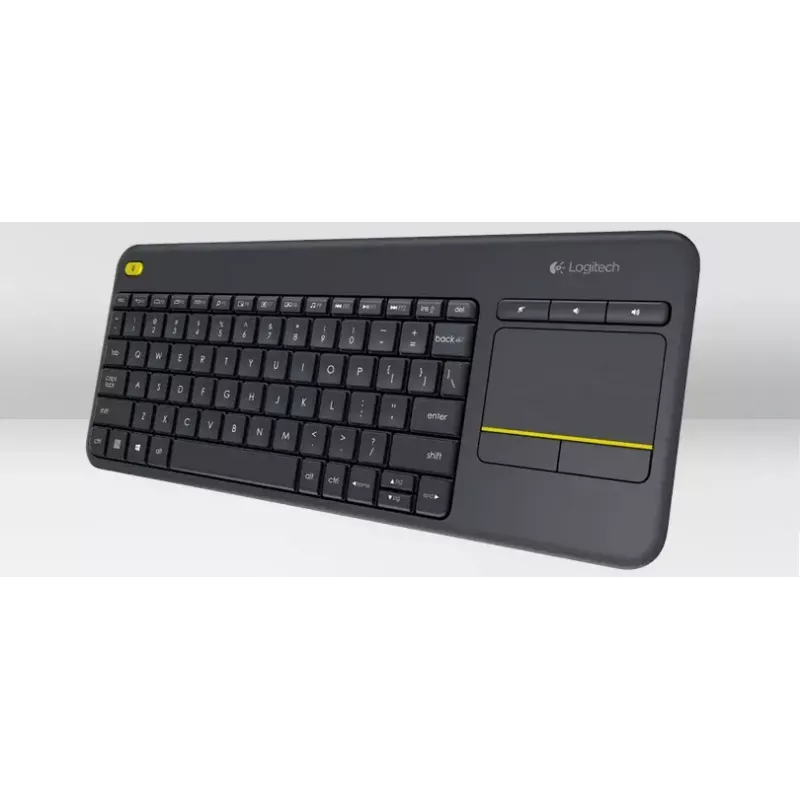 LOGITECH Wireless Touch Keyboard K400 Plus - Black - Qwerty Dutch