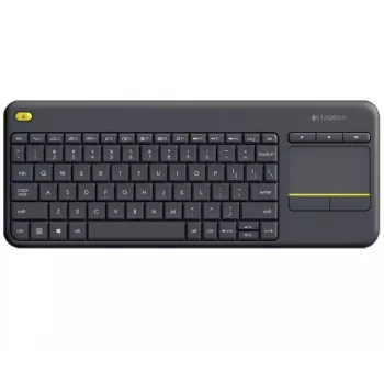 LOGITECH Wireless Touch Keyboard K400 Plus - Black - Qwerty Dutch