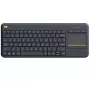 LOGITECH Wireless Touch Keyboard K400 Plus - Black - Qwerty Dutch