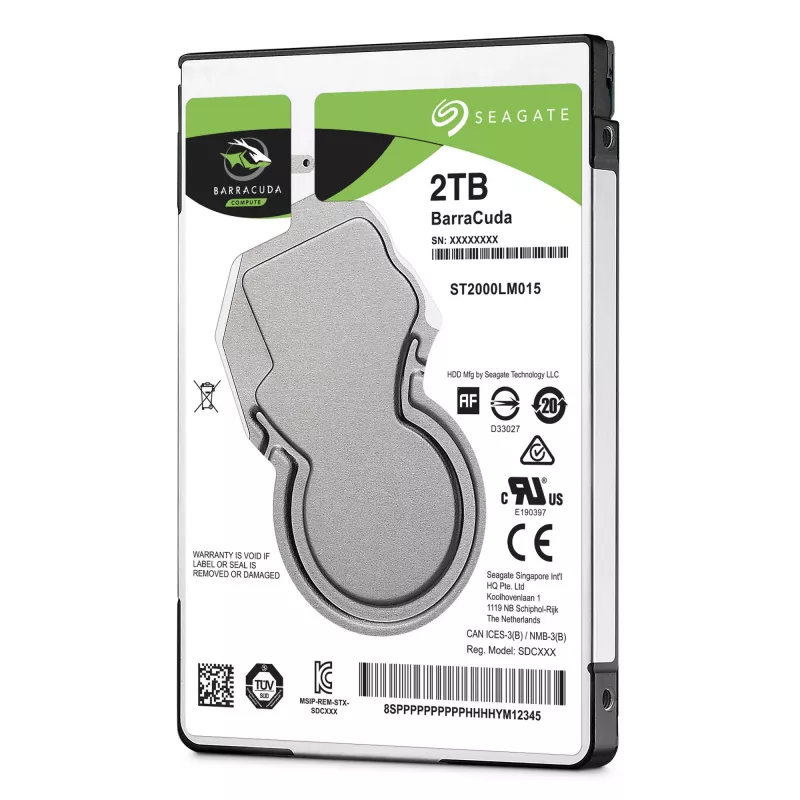 Seagate Barracuda 2.5 inch internal hard drive 2 TB 5400 RPM 128 MB 2.5 inch Serial ATA III