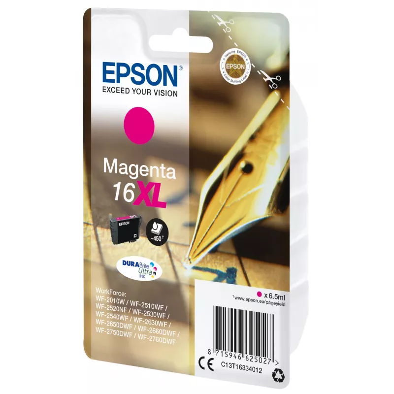 Epson Pen and crossword Singlepack Magenta 16XL DURABrite Ultra Ink