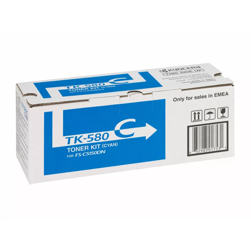 Toner cartridge Kyocera TK-580C 15000 pages Cyan