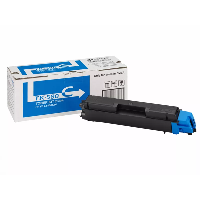 Toner cartridge Kyocera TK-580C 15000 pages Cyan