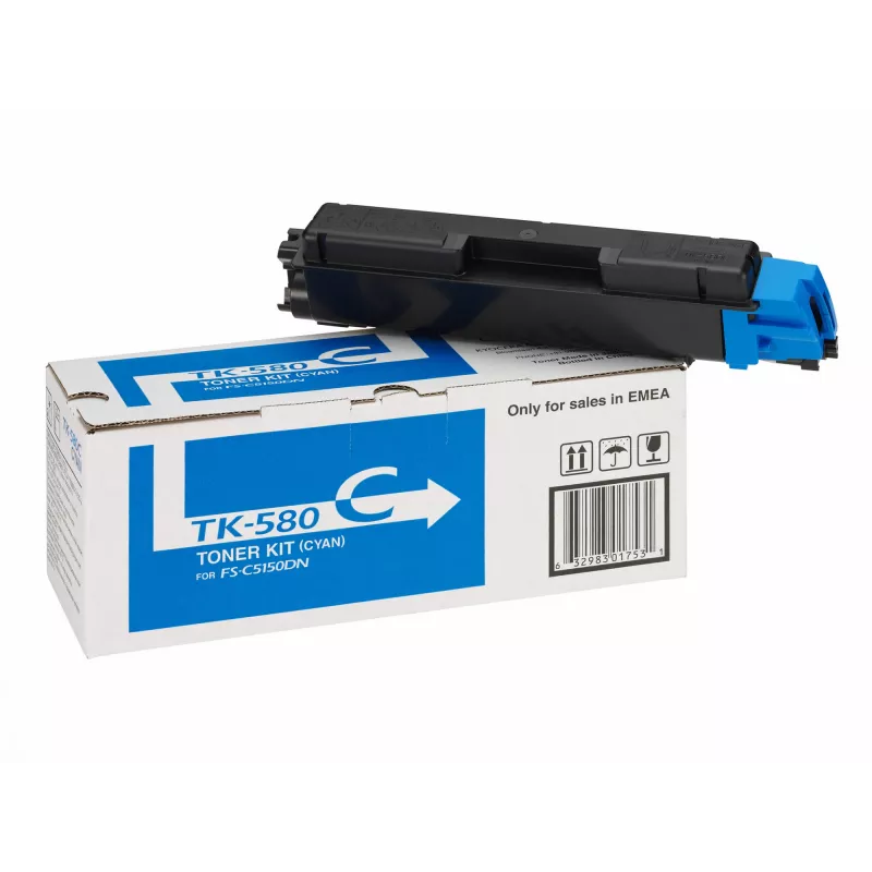 Toner cartridge Kyocera TK-580C 15000 pages Cyan