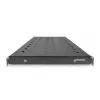 DIGITUS DN-97645 1U Fixed Rack Shelf, 50 kg Load, Adjustable 350-550 mm Depth, Black RAL 9005