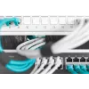 DIGITUS 1U cable brush management panel 44x483x11 mm, brush size 27x423 mm, color grey (RAL 7035)