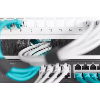 DIGITUS 1U cable brush management panel 44x483x11 mm, brush size 27x423 mm, color grey (RAL 7035)