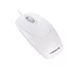 CHERRY WHEELMOUSE OPTICAL Corded Mouse, Pale Grey, PS2/USB, Ambidextrous, Optical, USB Type-A, 1000 DPI, White