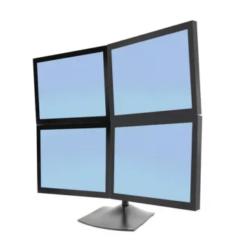 Monitor Desk Stand Ergotron DS Series DS100 Quad 61 cm Black