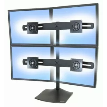 Monitor Desk Stand Ergotron DS Series DS100 Quad 61 cm Black