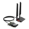 TP-Link Archer BE9300 Wi-Fi 7 Bluetooth 5.4 PCIe Adapter, Internal, Wireless, PCI Express, WLAN / Bluetooth, 9300 Mbit/s, Black
