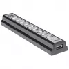Manhattan USB-A 10-Port Desktop Hub, 10x USB-A Ports, 480 Mbps (USB 2.0), Powered via USB or external power supply (not included) for increased power to connected devices