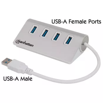 USB Hub Manhattan USB-A 4-Port Hub
