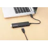 Manhattan USB-C Dock/Hub, Ports (4): USB-A (x4), 5 Gbps (USB 3.2 Gen1 aka USB 3.0), USB powered (no external power supply required), Equivalent to HB30CM4AB