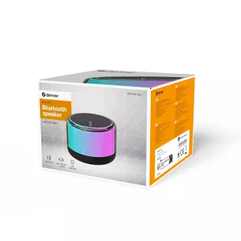 Portable Speaker Denver BTP-103 Black 3 W Wireless