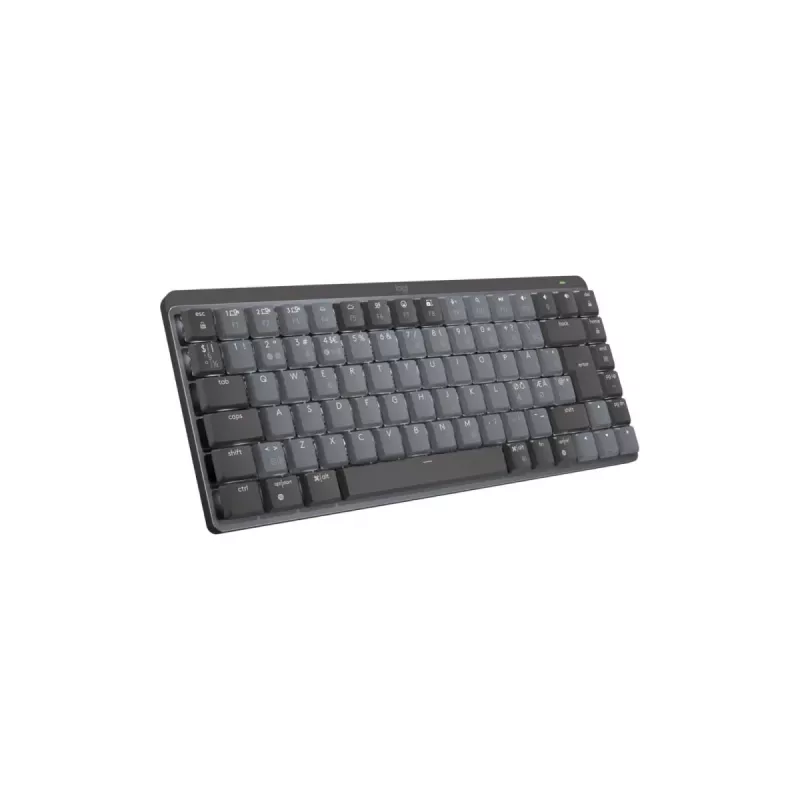 LOGITECH Mx Mechanical Mini Minimalist Wireless Illuminated Keyboard - Graphite Tactile Quiet Qwerty Dansk/ Norsk/ Svenska/ Suomalainen