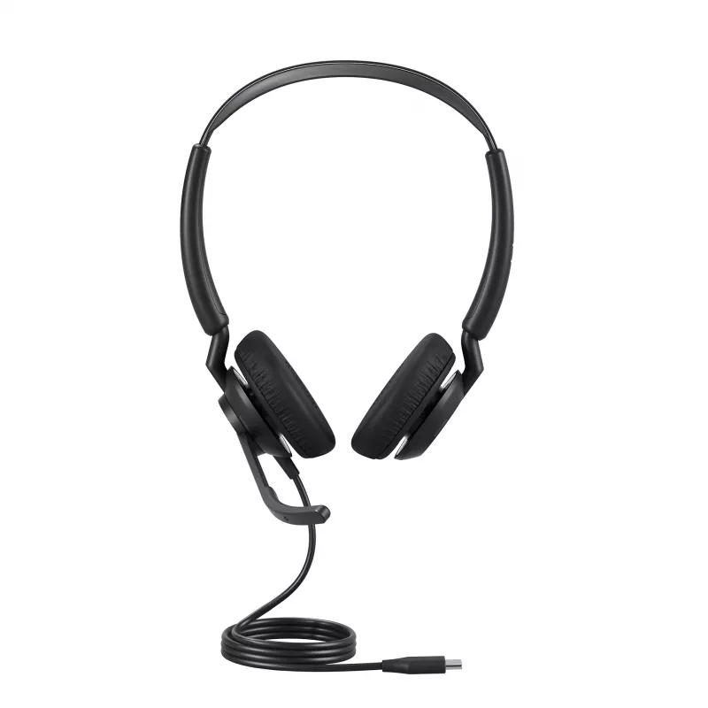 Jabra Engage 50 II - USB-C UC Stereo, Wired, Office/Call center, 65 g, Headset, Black