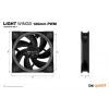 be quiet Light Wings 120mm ARGB PWM Fan Black 3 Pack