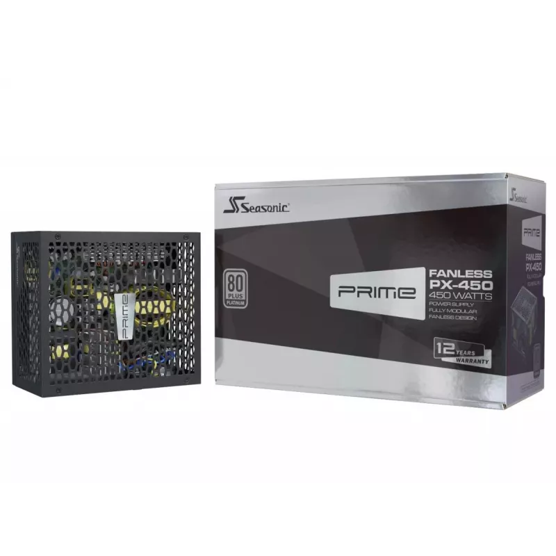 SEASONIC Prime Fanless Px Power Supply Unit 450 W 20+4 Pin ATX