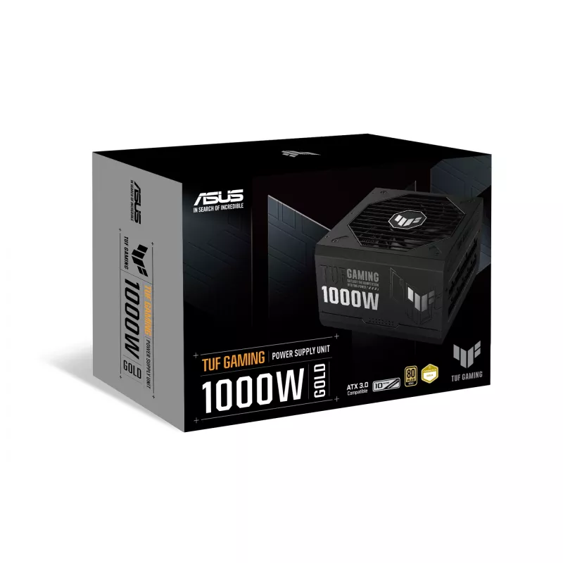 Power supply unit ASUS TUF Gaming 1000W Gold ATX 3.1 1000 W 80 PLUS Gold fully-modular black, 135 mm fan