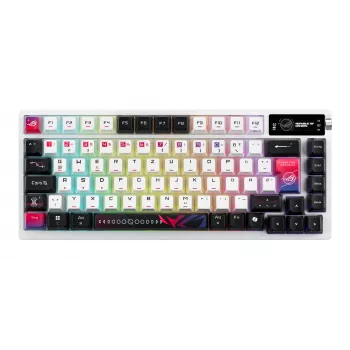 ASUS ROG Azoth X keyboard Gaming USB + RF Wireless + Bluetooth QWERTZ White