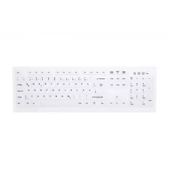 Contour Design Active Key AK-C8100F-FUS-W/GE keyboard Medical RF Wireless QWERTZ German White
