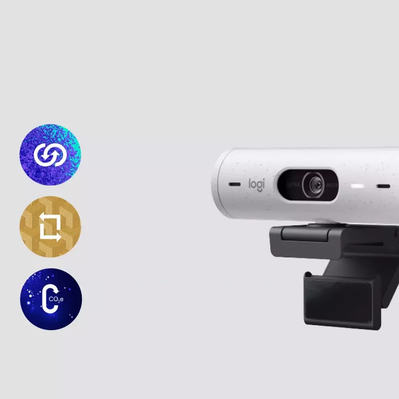 Webcam Logitech Brio 500 Full HD 4MP USB-C White