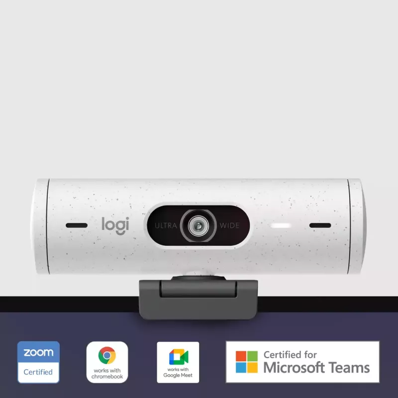 Webcam Logitech Brio 500 Full HD 4MP USB-C White