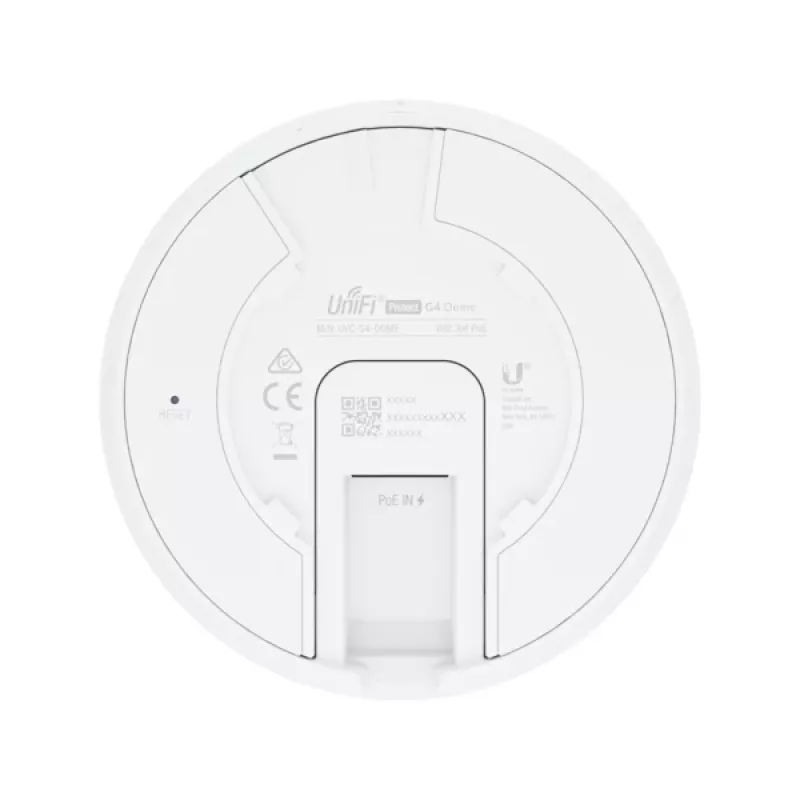 IP security camera UBIQUITI UVC‑G4‑DOME — dome, ceiling mount, wired, 5 MP (2688x1512), 86° horizontal, outdoor/indoor, white
