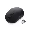 DELL Pro Plus Compact Mouse - MS5120W - Black, Ambidextrous, Optical, RF Wireless + Bluetooth, 1600 DPI, Black