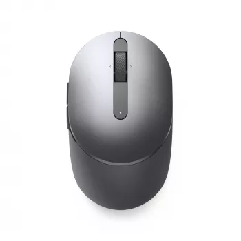 DELL Pro Plus Compact Mouse - MS5120W - Titan Gray, Ambidextrous, Optical, RF Wireless + Bluetooth, 1600 DPI, Grey, Titanium