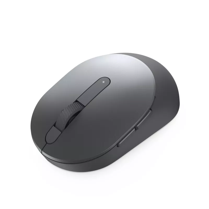 DELL Pro Plus Compact Mouse - MS5120W - Titan Gray, Ambidextrous, Optical, RF Wireless + Bluetooth, 1600 DPI, Grey, Titanium