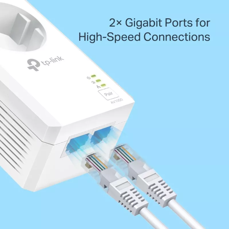 TP-Link TL-PA7027P KIT PowerLine network adapter 1000 Mbit/s Ethernet LAN White 2 pc(s)