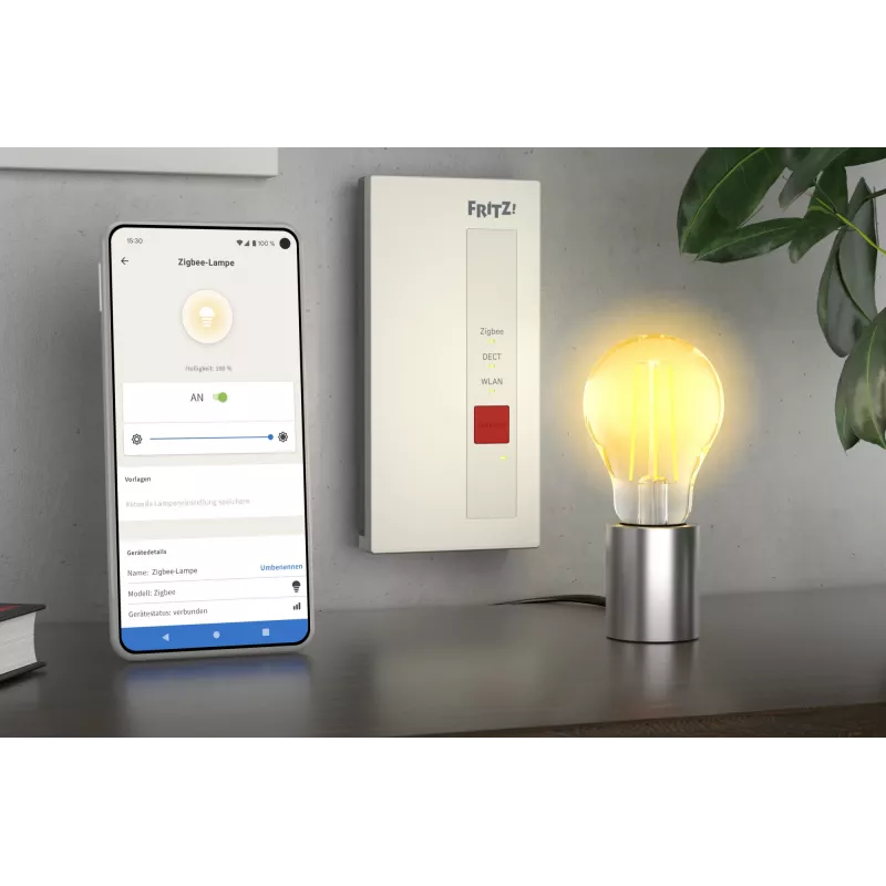 FRITZ!DECT Smart Gateway Wireless White Gigabit Ethernet 128-bit AES