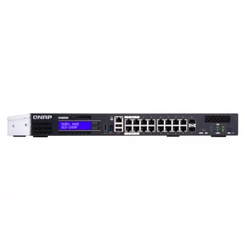 QNAP QGD-1600P Managed Gigabit Ethernet (10/100/1000) Power over Ethernet (PoE) 1U Black, Grey