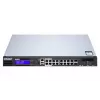 QNAP QGD-1600P Managed Gigabit Ethernet (10/100/1000) Power over Ethernet (PoE) 1U Black, Grey