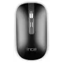 INCA Wireless Mouse Iwm-531ra - Bluetooth & Rf Wireless 2.4GHz - 1600dpi - Black/ Silver