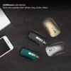 INCA Wireless Mouse Iwm-531ra - Bluetooth & Rf Wireless 2.4GHz - 1600dpi - Black/ Silver
