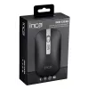 INCA Wireless Mouse Iwm-531ra - Bluetooth & Rf Wireless 2.4GHz - 1600dpi - Black/ Silver