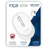 INCA Wireless Mouse Iwm-243rb Candy Design - Rf Wireless 2.4GHz - 1600dpi - White