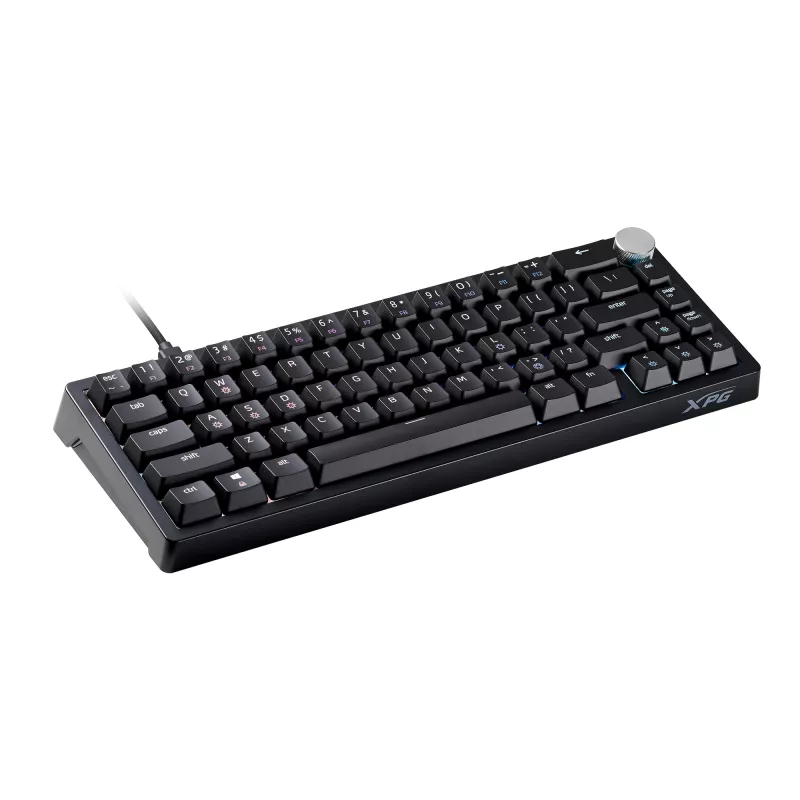 XPG SORCERER MINI GAMING KEYBOARD, Wired, USB, Mechanical, QWERTY, RGB LED, Black