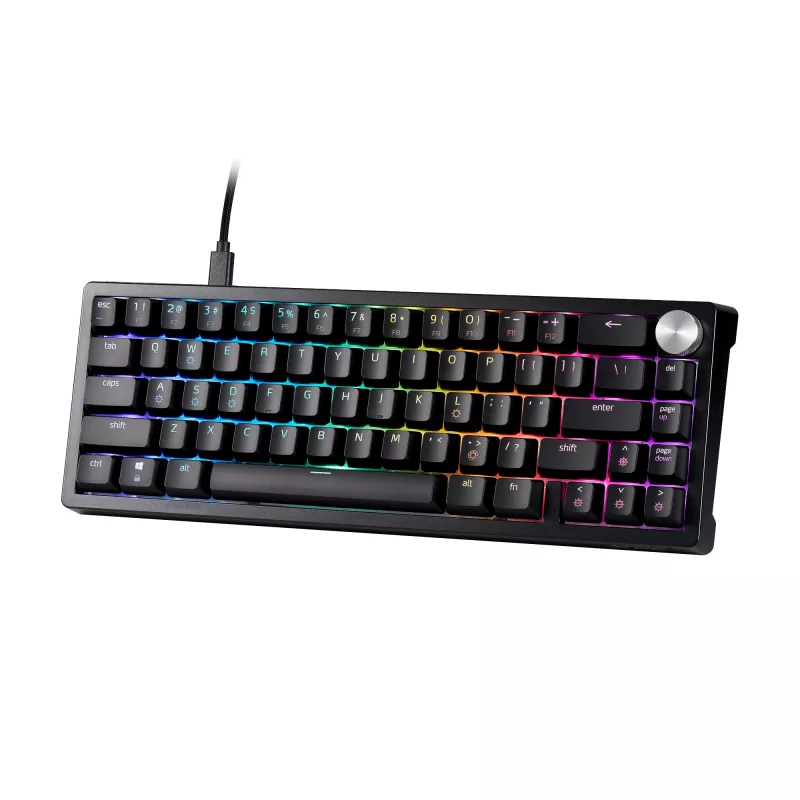 XPG SORCERER MINI GAMING KEYBOARD, Wired, USB, Mechanical, QWERTY, RGB LED, Black