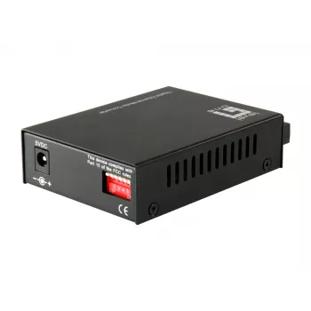 LevelOne RJ45 to SC Gigabit Media Converter, Single-Mode Fiber, 20km