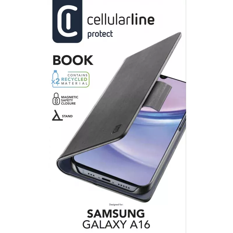 Cellularline Book - Galaxy A16 Book case with card pocket and magnetic closure
